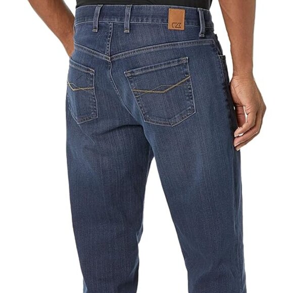 Cutter and Buck Mens Jeans Greenwood Mid Rise Relaxed Straight Leg Venice sz 34 - Picture 13 of 13